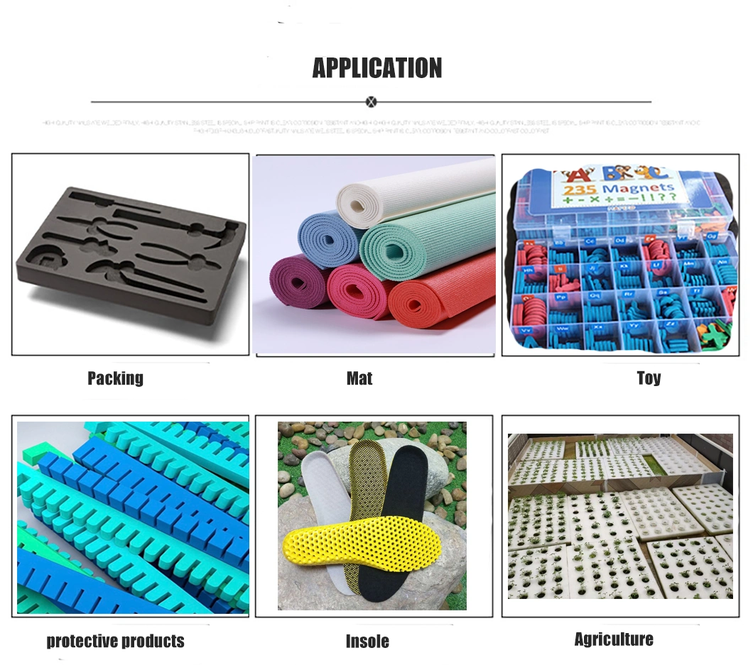 High Density 3mm 9mm 15mm 18mm Thickness PVC/PE/PP/PS/LDPE/TPR/TPU/TPE/EVA Foam for Cushioning, Shock-Proof, Toy, Handicraft, Yoga Mat, Toolbox,