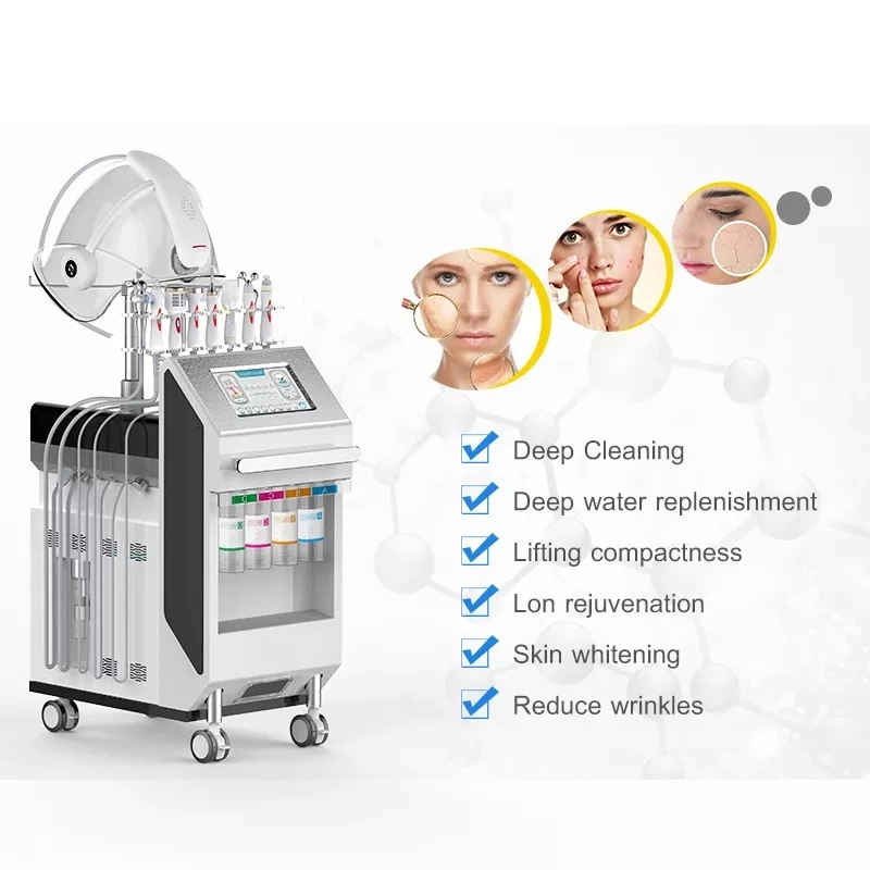 Skin Microdermabrasion Vacuum Suction Pen Oxygen Infusion Injection Oxygen Facial Jet Peel Machine for Sale