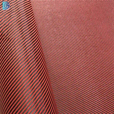 중국 공장 뜨거운 판매 레드 블랙 패브릭 Uav 랙에 대 한 다채로운 일반 능 직물 탄소 아라미드 섬유 직물 사용